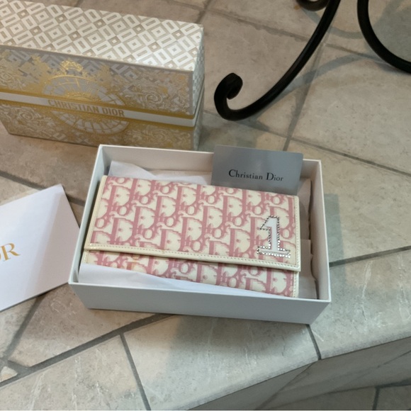 DIOR TROTTER LONG WALLET EUC - Picture 2 of 8